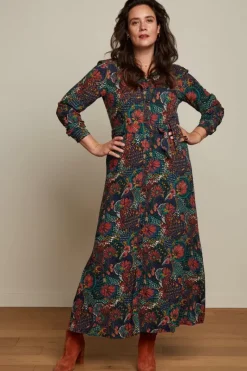 King Louie Jurken<Olive Maxi Dress Clubbin Blue