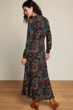 King Louie Jurken<Olive Maxi Dress Clubbin Blue
