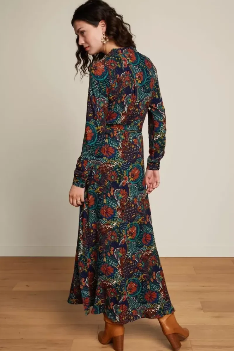 King Louie Jurken<Olive Maxi Dress Clubbin Blue