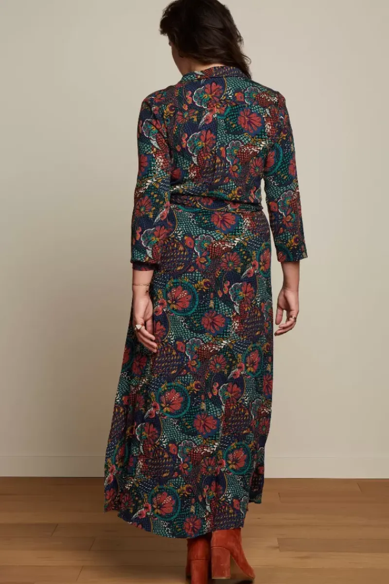 King Louie Jurken<Olive Maxi Dress Clubbin Blue