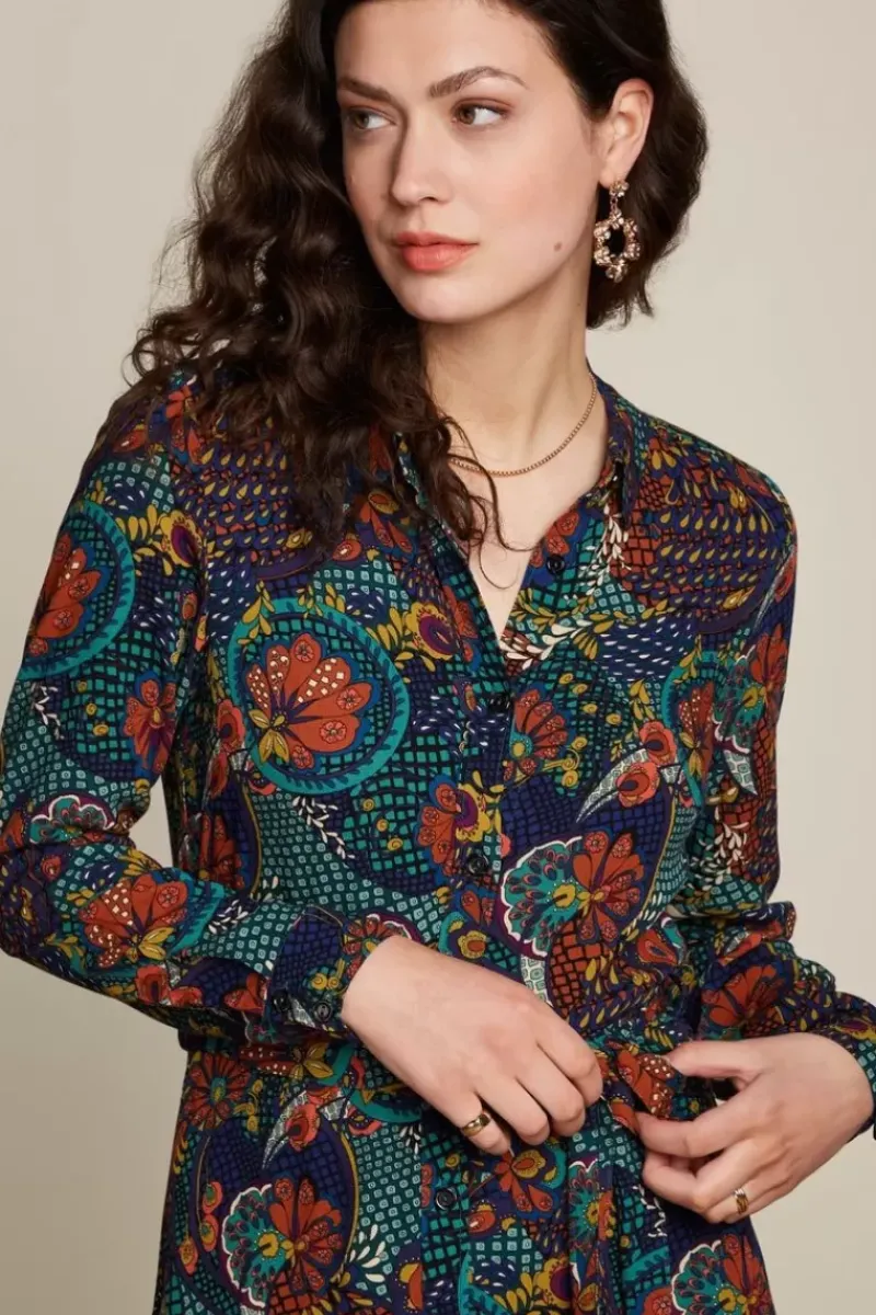 King Louie Jurken<Olive Maxi Dress Clubbin Blue