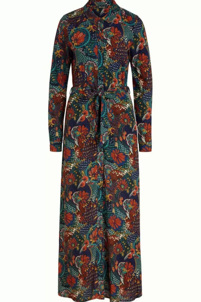 King Louie Jurken<Olive Maxi Dress Clubbin Blue