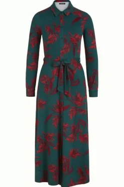 King Louie Jurken<Olive Midi Dress Corridor Pine Green