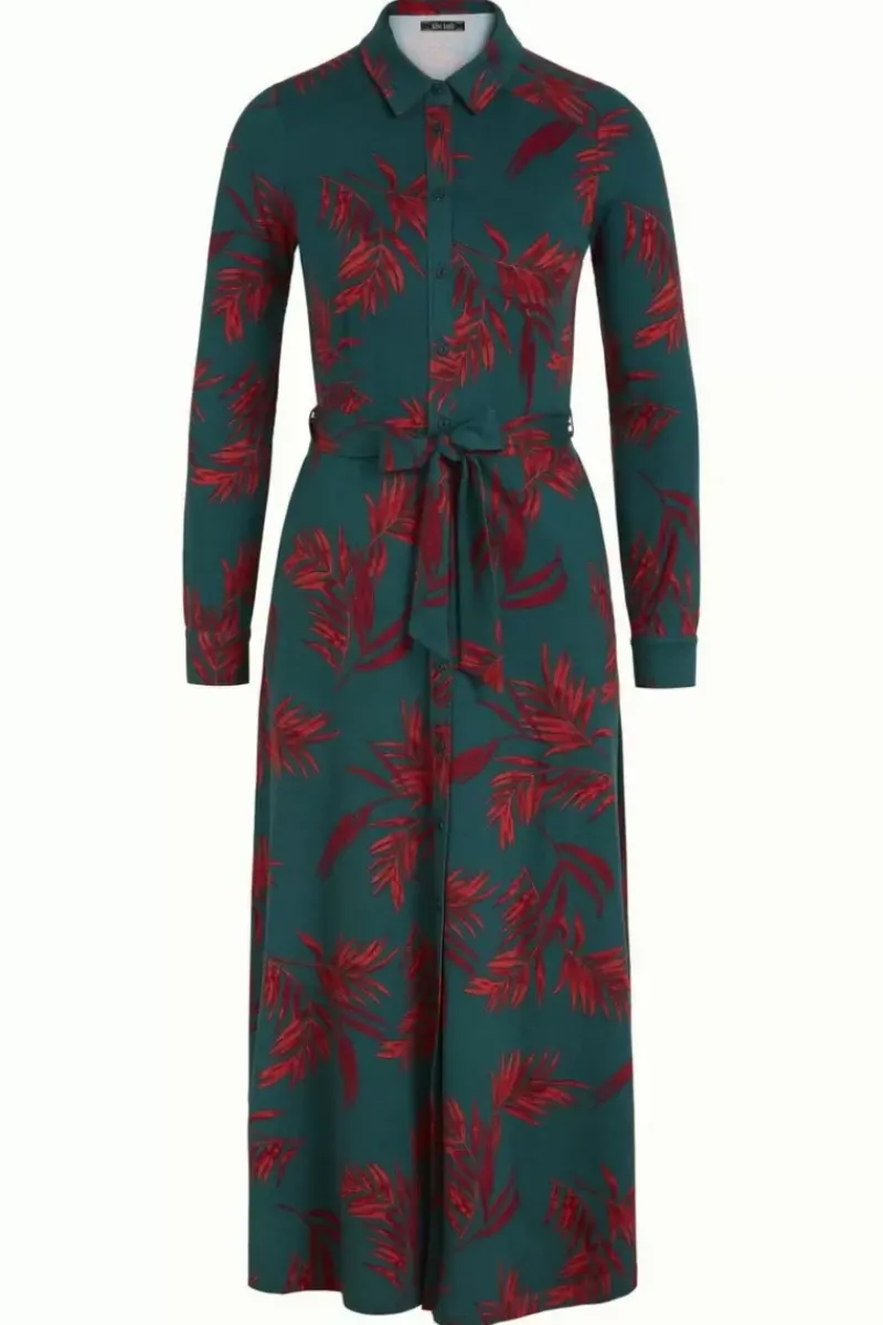 King Louie Jurken<Olive Midi Dress Corridor Pine Green
