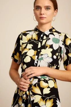 King Louie Jurken<Olive Midi Dress La Boca Black