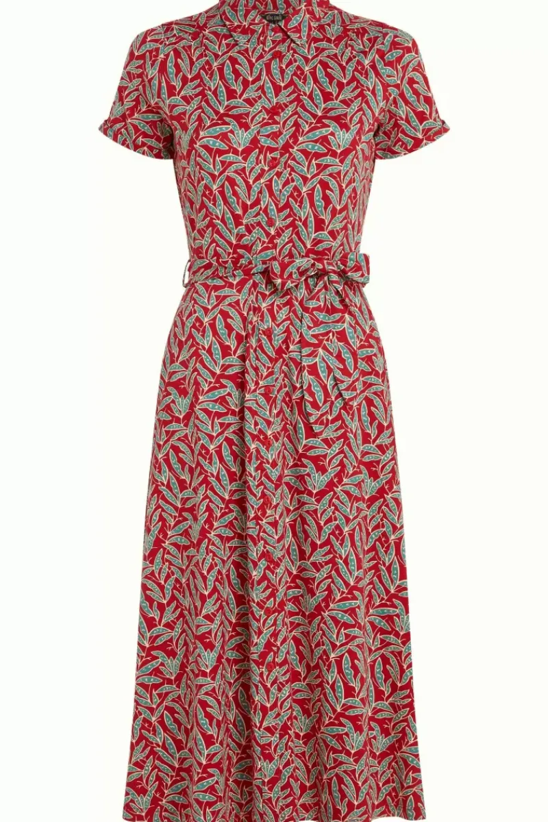 King Louie Jurken<Olive Midi Dress Pereira Chili Red