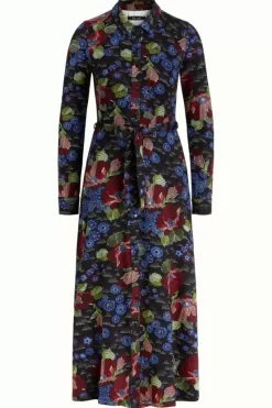 King Louie Jurken<Olive Midi Dress Rubell Black