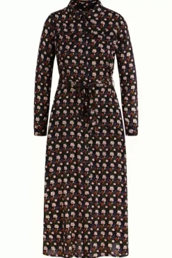 King Louie Jurken<Olive Midi Dress Sullivan Black