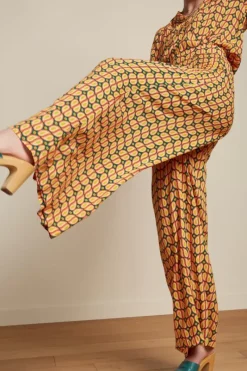 King Louie Broeken<Palazzo Pants Funky Lapis Blue