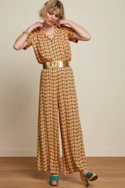 King Louie Broeken<Palazzo Pants Funky Lapis Blue