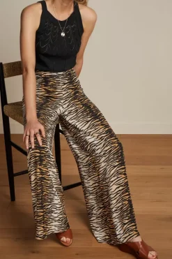 King Louie Broeken<Palazzo Pants Kallina Golden Brown