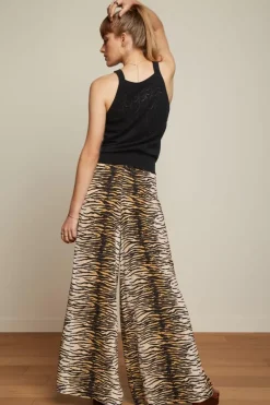 King Louie Broeken<Palazzo Pants Kallina Golden Brown