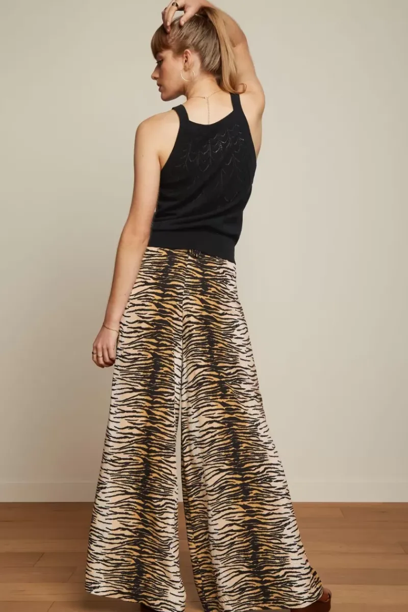 King Louie Broeken<Palazzo Pants Kallina Golden Brown