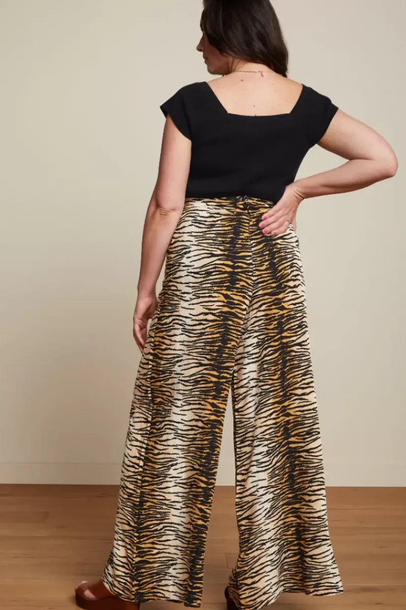King Louie Broeken<Palazzo Pants Kallina Golden Brown