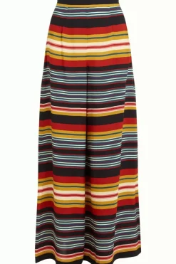 King Louie Broeken<Palazzo Pants Maxim Stripe Black