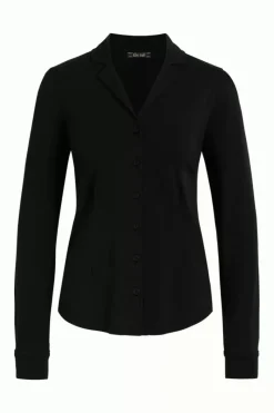 King Louie Blouses<Patty Blouse Cotton Lycra Light Black