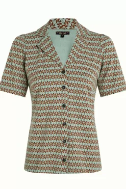 King Louie Blouses<Patty Blouse Pastilito Cameo Green