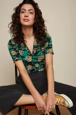 King Louie Blouses<Patty Blouse Pica Black