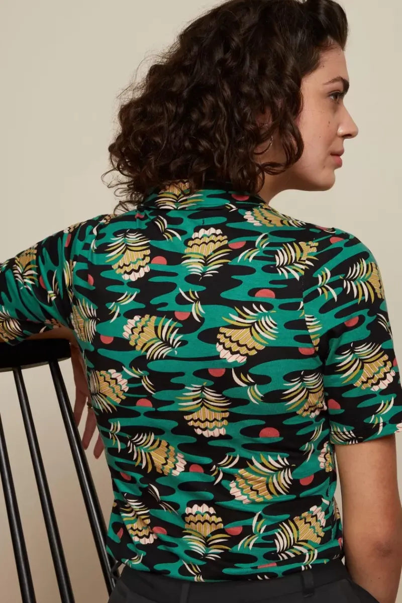 King Louie Blouses<Patty Blouse Pica Black