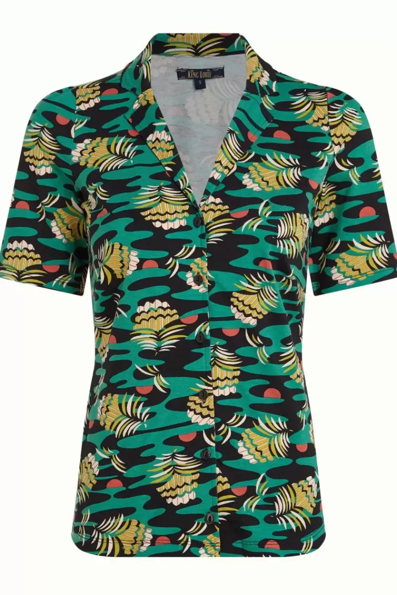 King Louie Blouses<Patty Blouse Pica Black