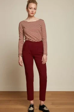King Louie Tops & Shirts<Paulette Top Chopito Stripe Brique Red