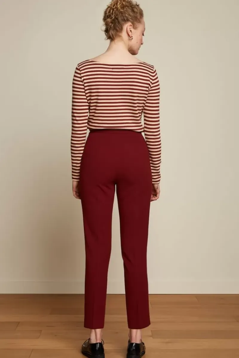 King Louie Tops & Shirts<Paulette Top Chopito Stripe Brique Red