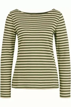 King Louie Tops & Shirts<Paulette Top Chopito Stripe Kale Green