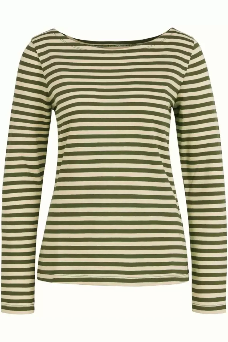 King Louie Tops & Shirts<Paulette Top Chopito Stripe Kale Green
