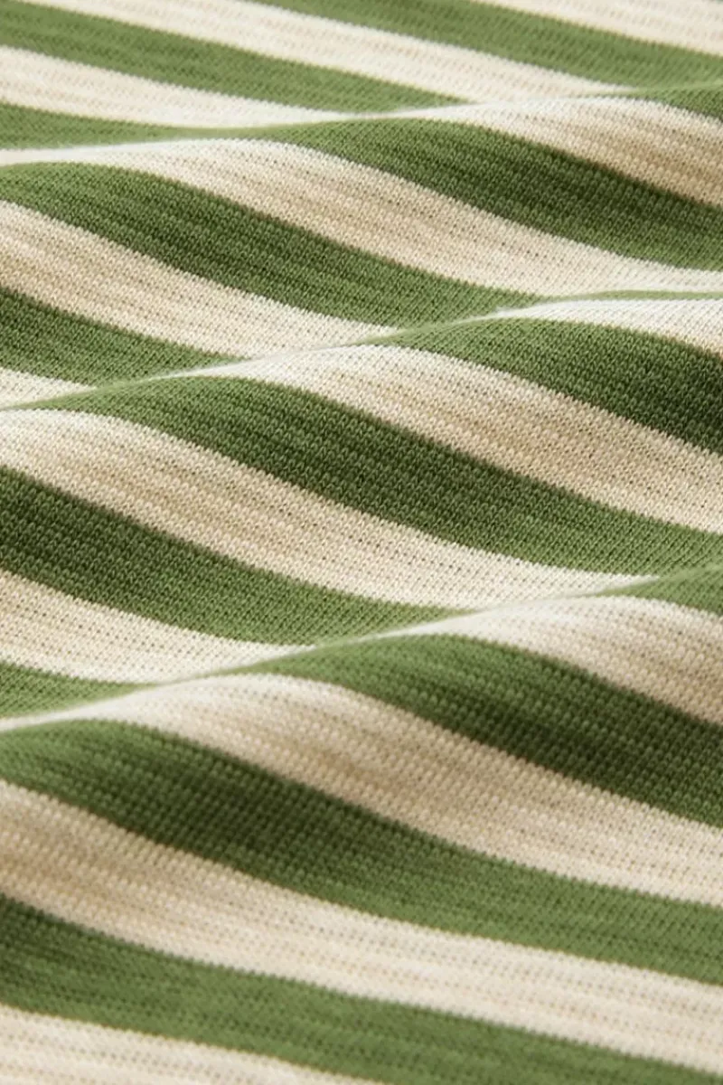 King Louie Tops & Shirts<Paulette Top Chopito Stripe Kale Green