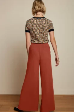 King Louie Broeken<Peppa Pants Woven Crepe Sienna Red