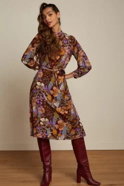 King Louie Jurken<Phoebe Dress Nifty Rum Brown