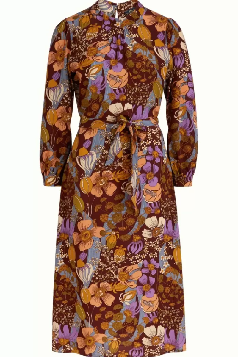 King Louie Jurken<Phoebe Dress Nifty Rum Brown