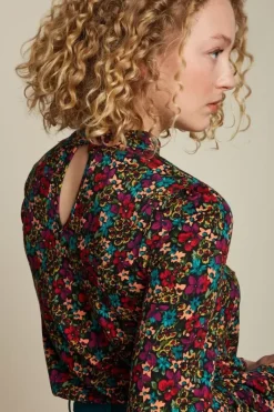 King Louie Blouses<Phoebe Top La Concha Black