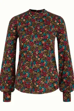 King Louie Blouses<Phoebe Top La Concha Black