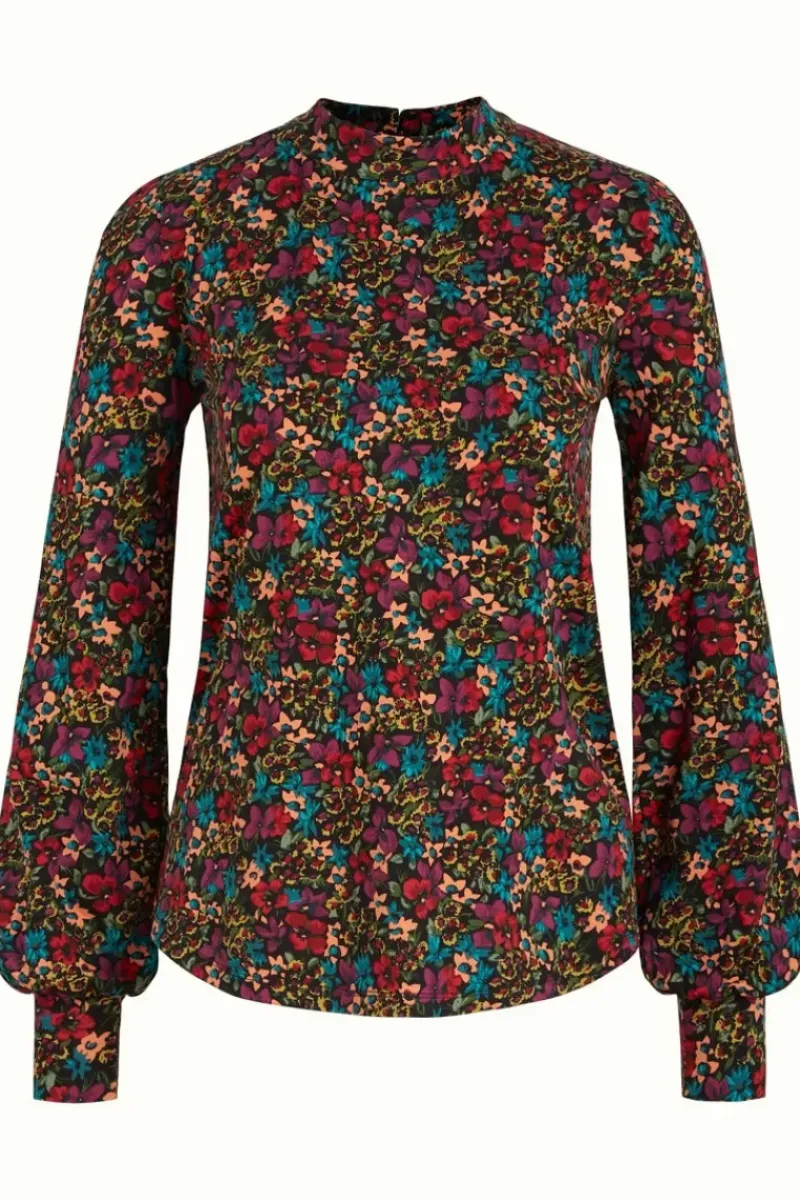 King Louie Blouses<Phoebe Top La Concha Black