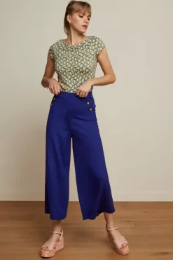 King Louie Broeken<Pia Culotte Milano Uni Deep Blue