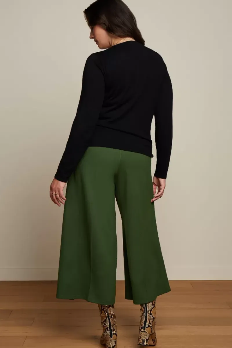 King Louie Broeken<Pia Culotte Milano Uni Kale Green