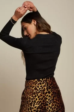 King Louie Tops & Shirts<Polo Rib Top Lapis Black