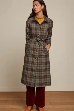 King Louie Jassen & Blazers<Rachel Coat Jones Check Smoke Green