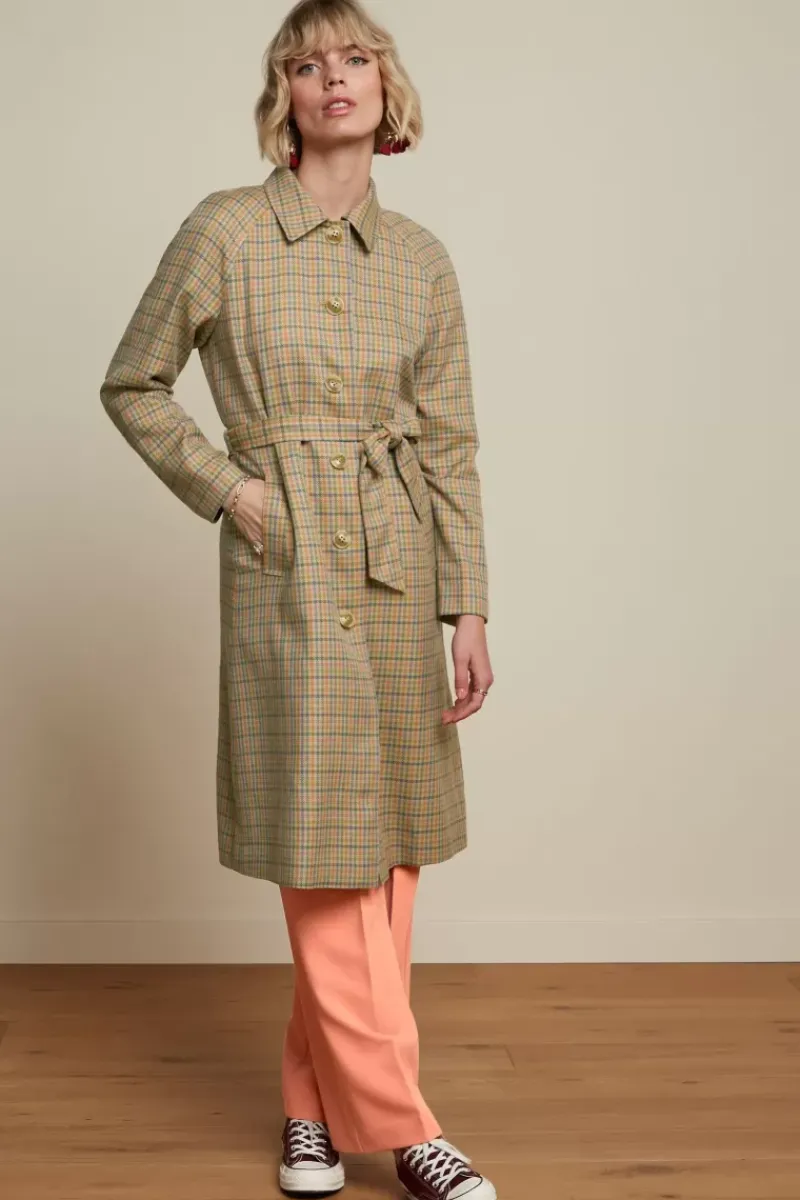 King Louie Jassen & Blazers<Rachel Coat Siren Check Sand
