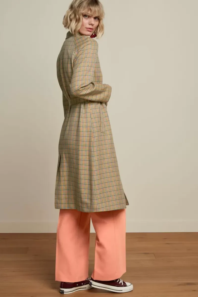 King Louie Jassen & Blazers<Rachel Coat Siren Check Sand