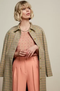 King Louie Jassen & Blazers<Rachel Coat Siren Check Sand
