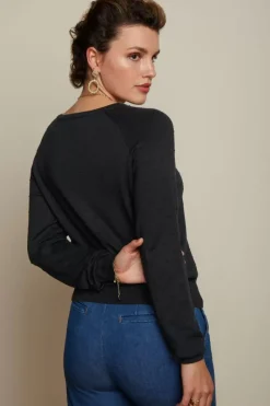 King Louie Vesten<Raglan Cardi Droplet Black