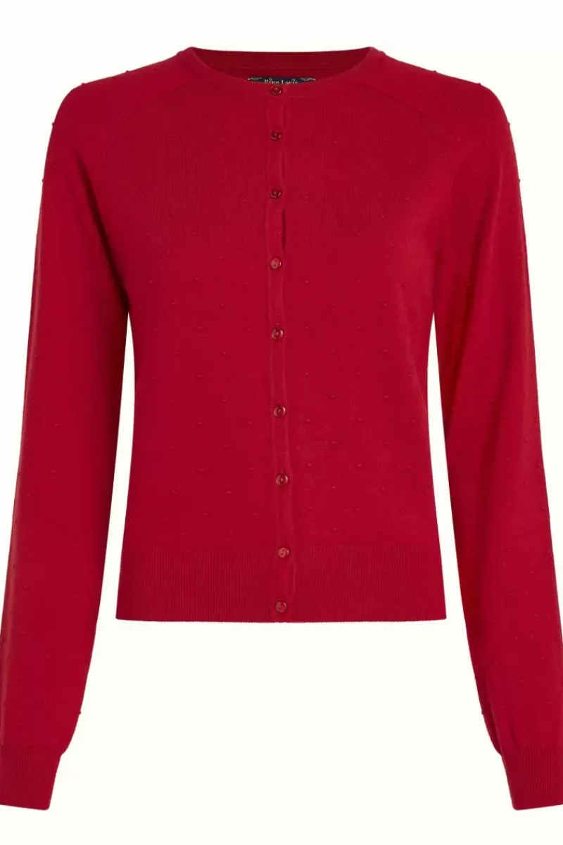 King Louie Vesten<Raglan Cardi Droplet Chili Red