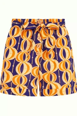 King Louie Broeken<Renee Shorts Bambaataa Deep Blue