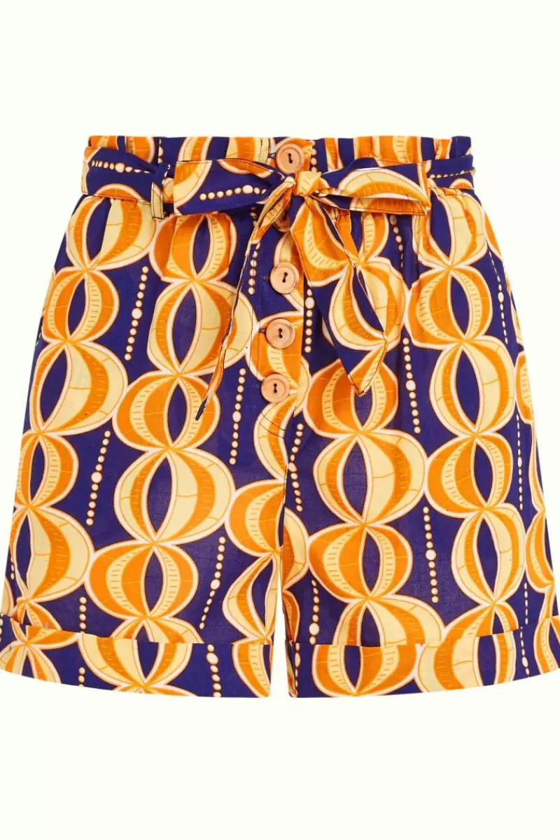 King Louie Broeken<Renee Shorts Bambaataa Deep Blue