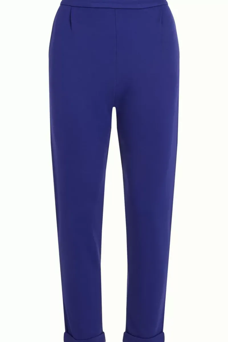 King Louie Broeken<Roisin Pants Milano Uni Deep Blue