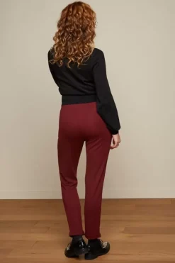 King Louie Broeken<Roisin Pants Milano Uni Brique Red