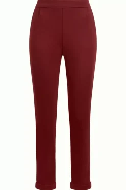 King Louie Broeken<Roisin Pants Milano Uni Brique Red