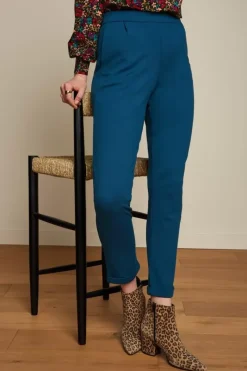 King Louie Broeken<Roisin Pants Milano Uni Sailor Blue